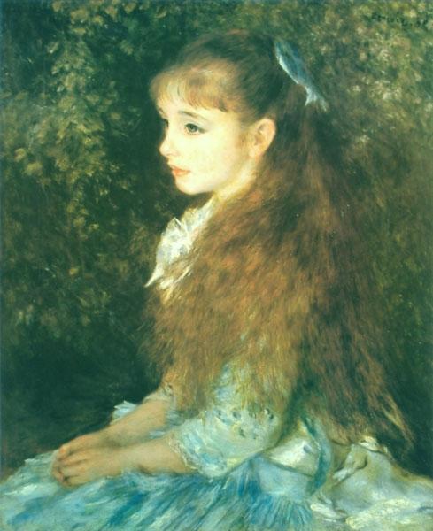 Pierre-Auguste Renoir Photo of painting Mlle. Irene Cahen d'Anvers. oil painting image